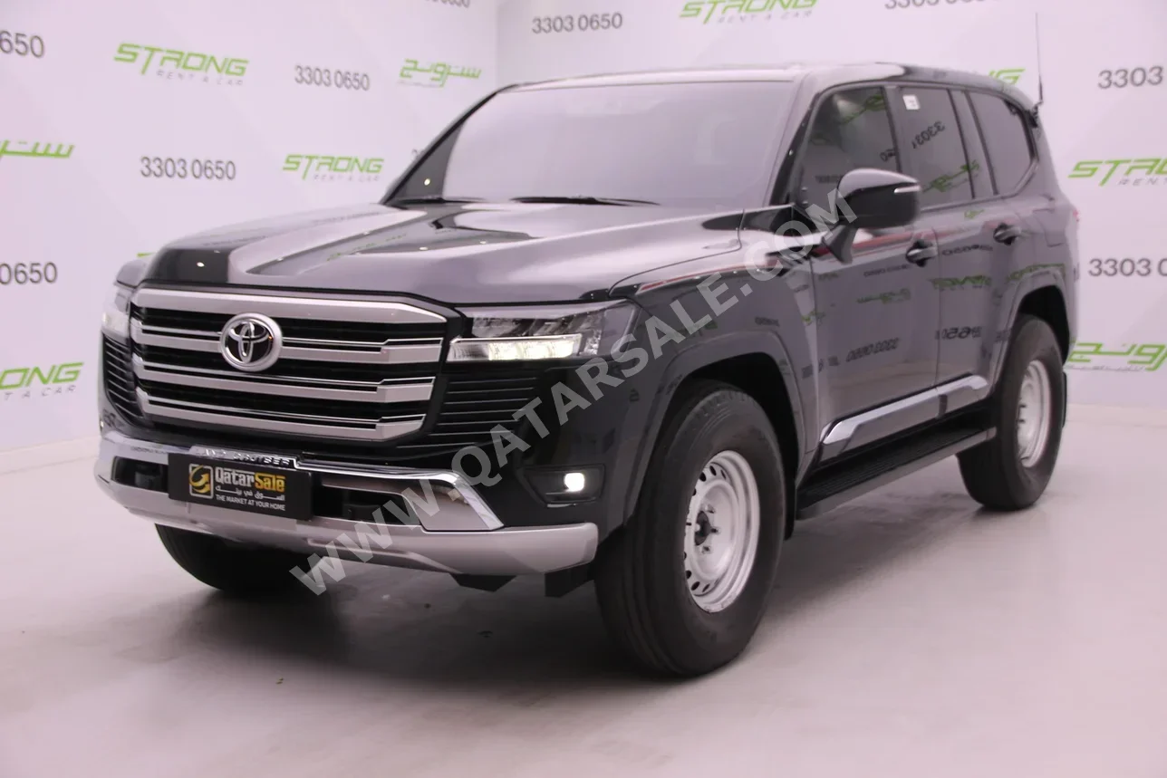 Toyota  Land Cruiser  GXR  2025  Automatic  9,800 Km  6 Cylinder  Four Wheel Drive (4WD)  SUV  Black  With Warranty