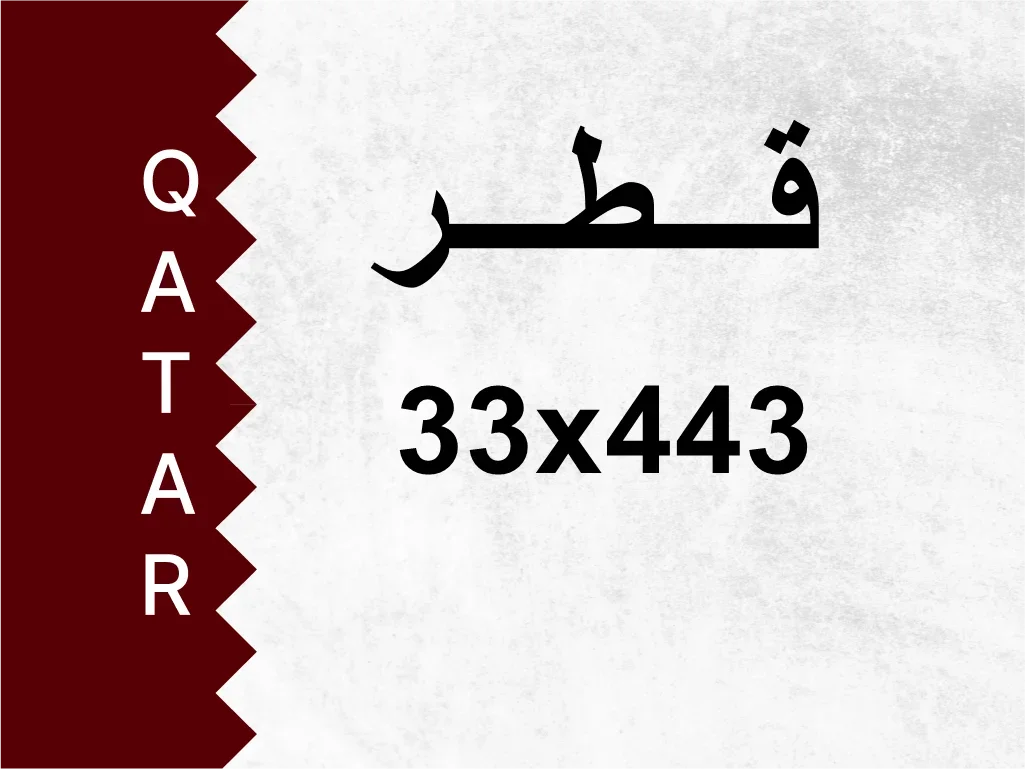 رقم خاص  33x443  رقم مميز
