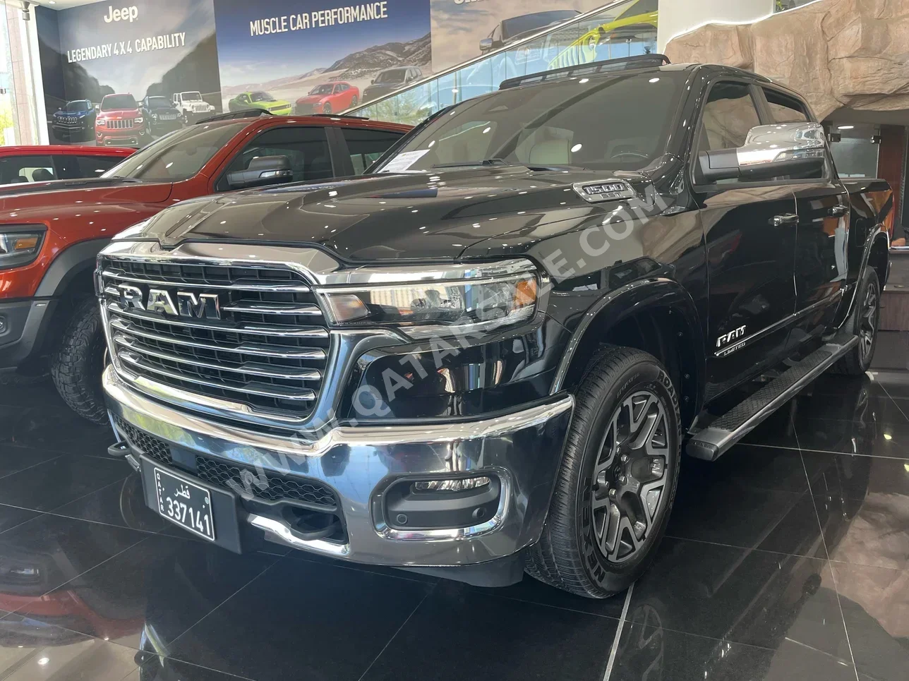 Dodge  Ram  1500 Laramie  2025  Automatic  14,500 Km  6 Cylinder  Four Wheel Drive (4WD)  Pick Up  Black  With Warranty