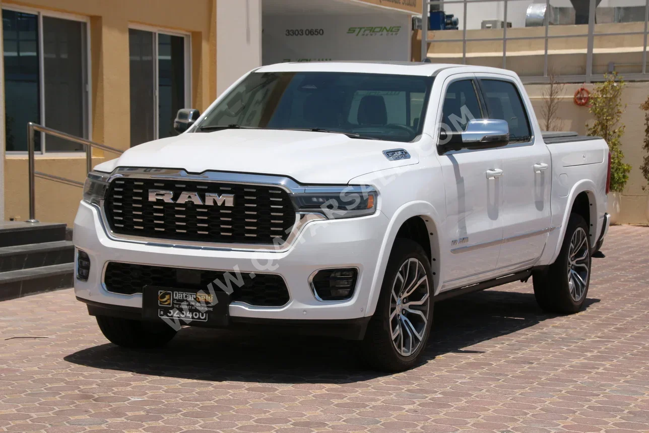 Dodge  Ram  Tungsten  2025  Automatic  500 Km  6 Cylinder  Four Wheel Drive (4WD)  Pick Up  White  With Warranty