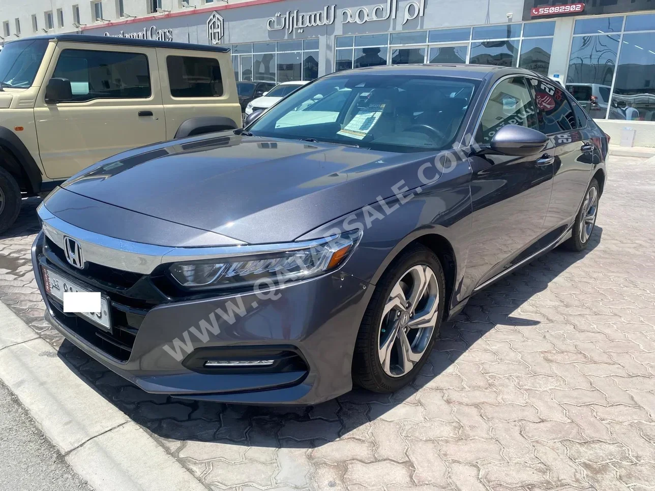 Honda  Accord  2019  Automatic  209,000 Km  4 Cylinder  Rear Wheel Drive (RWD)  Sedan  Gray
