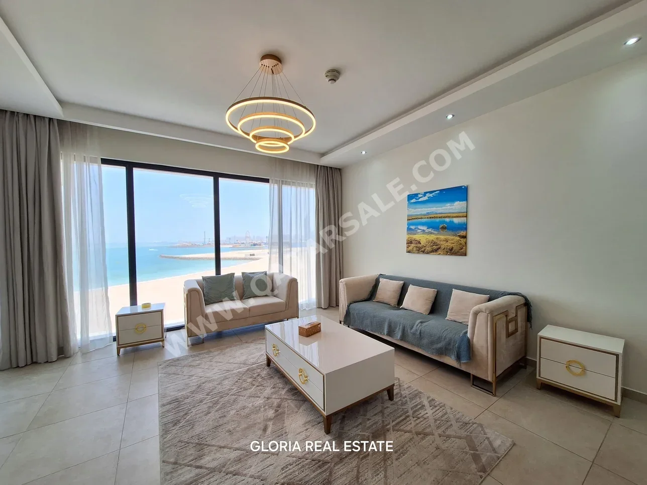 1 Bedrooms  Apartment  in Lusail -  Marina District  Fully Furnished
