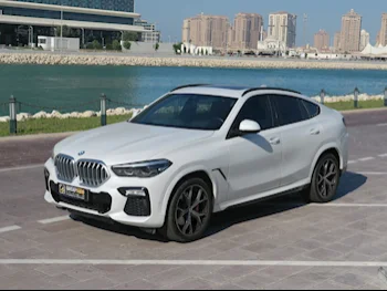 BMW  X-Series  X6  2021  Automatic  52,000 Km  6 Cylinder  Four Wheel Drive (4WD)  SUV  White