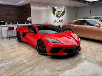 Chevrolet  Corvette  STINGRAY  2022  Automatic  17,000 Km  8 Cylinder  Rear Wheel Drive (RWD)  Convertible  Red