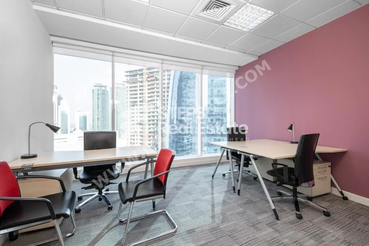 Commercial Offices - Fully Furnished  - Doha  - West Bay