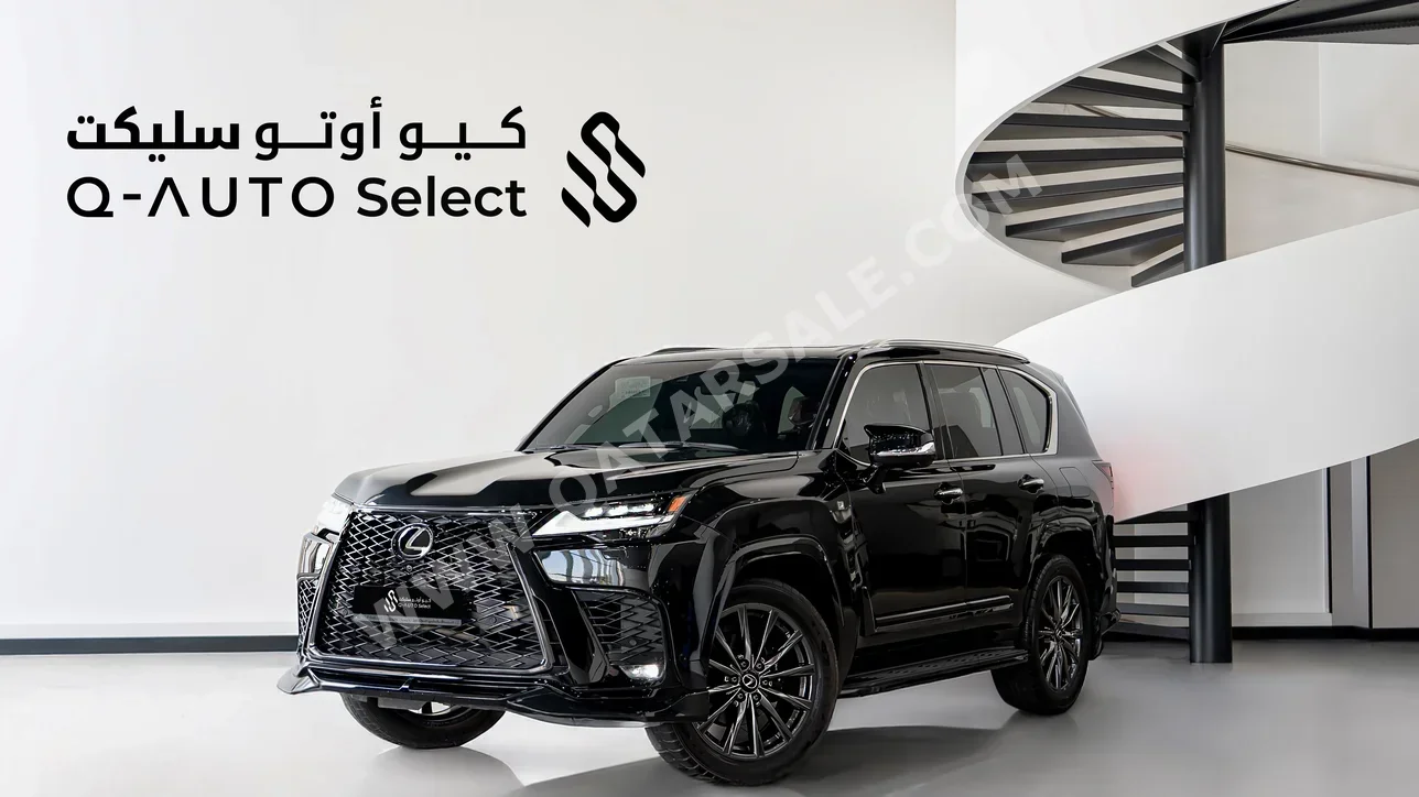 Lexus  LX  600 F Sport  2023  Automatic  57,300 Km  6 Cylinder  Four Wheel Drive (4WD)  SUV  Black  With Warranty