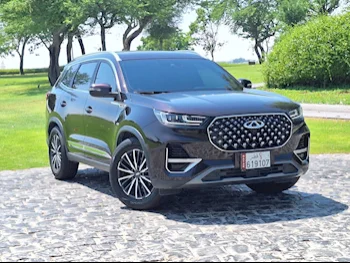 Chery  Tiggo  8 Pro Max  2023  Automatic  40,000 Km  4 Cylinder  Front Wheel Drive (FWD)  SUV  Blue and Brown  With Warranty