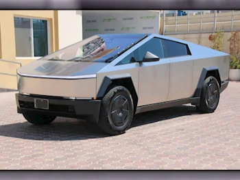 تسلا  سايبر تراك  2024  اوتوماتيك  900 كم  0 سلندر  دفع كلي مستمر  بيكب  سونيك تايتينيم