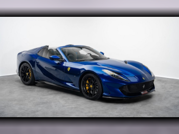 Ferrari  812  GTS  2021  Automatic  12,280 Km  12 Cylinder  Rear Wheel Drive (RWD)  Convertible  Blue  With Warranty