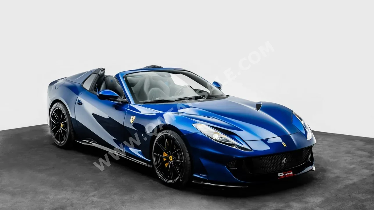 Ferrari  812  GTS  2021  Automatic  12,280 Km  12 Cylinder  Rear Wheel Drive (RWD)  Convertible  Blue  With Warranty