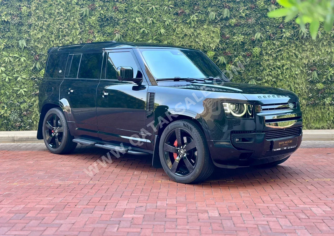 Land Rover  Defender  110 X  2023  Automatic  49,000 Km  6 Cylinder  Four Wheel Drive (4WD)  SUV  Black  With Warranty