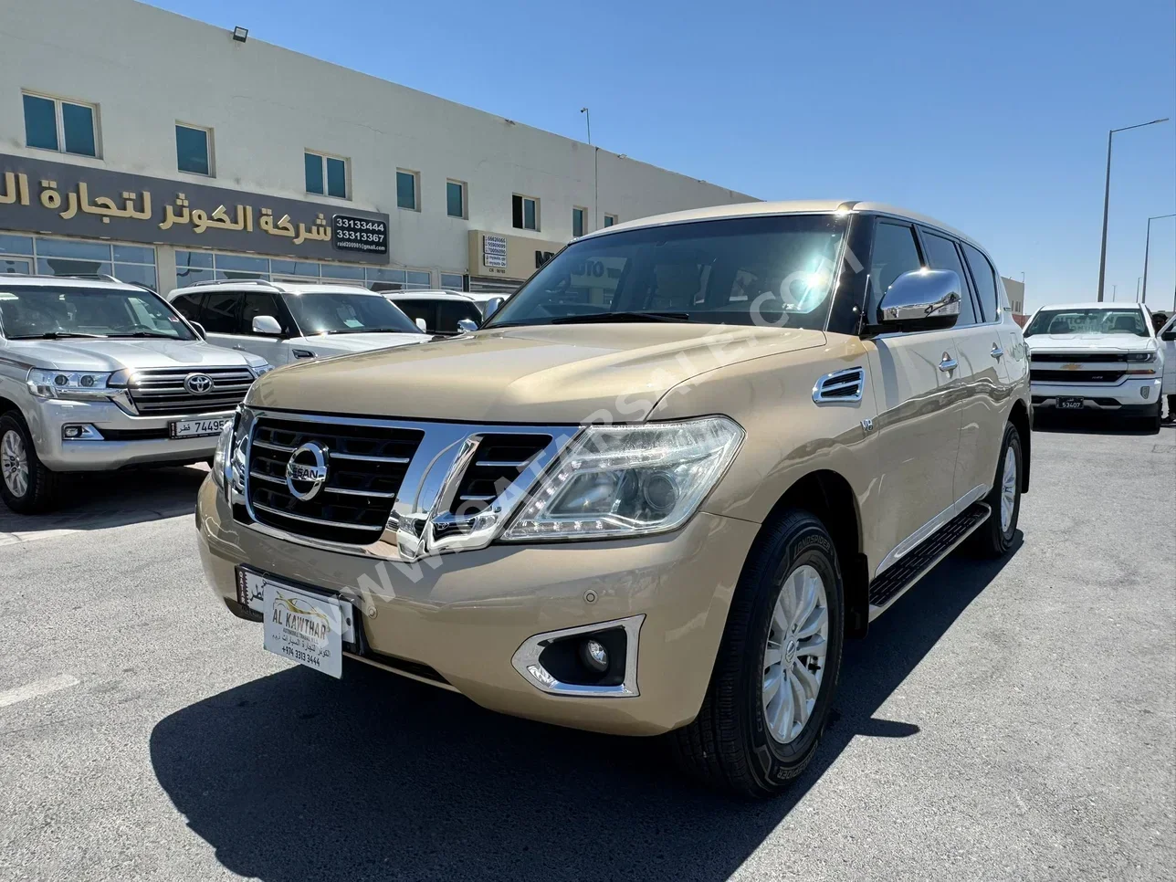 Nissan  Patrol  SE  2015  Automatic  235,000 Km  8 Cylinder  Four Wheel Drive (4WD)  SUV  Gold