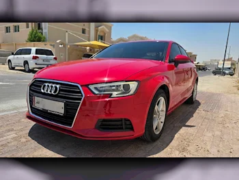 Audi  A3  30 TFSI  2018  Automatic  84,500 Km  3 Cylinder  Front Wheel Drive (FWD)  Sedan  Red