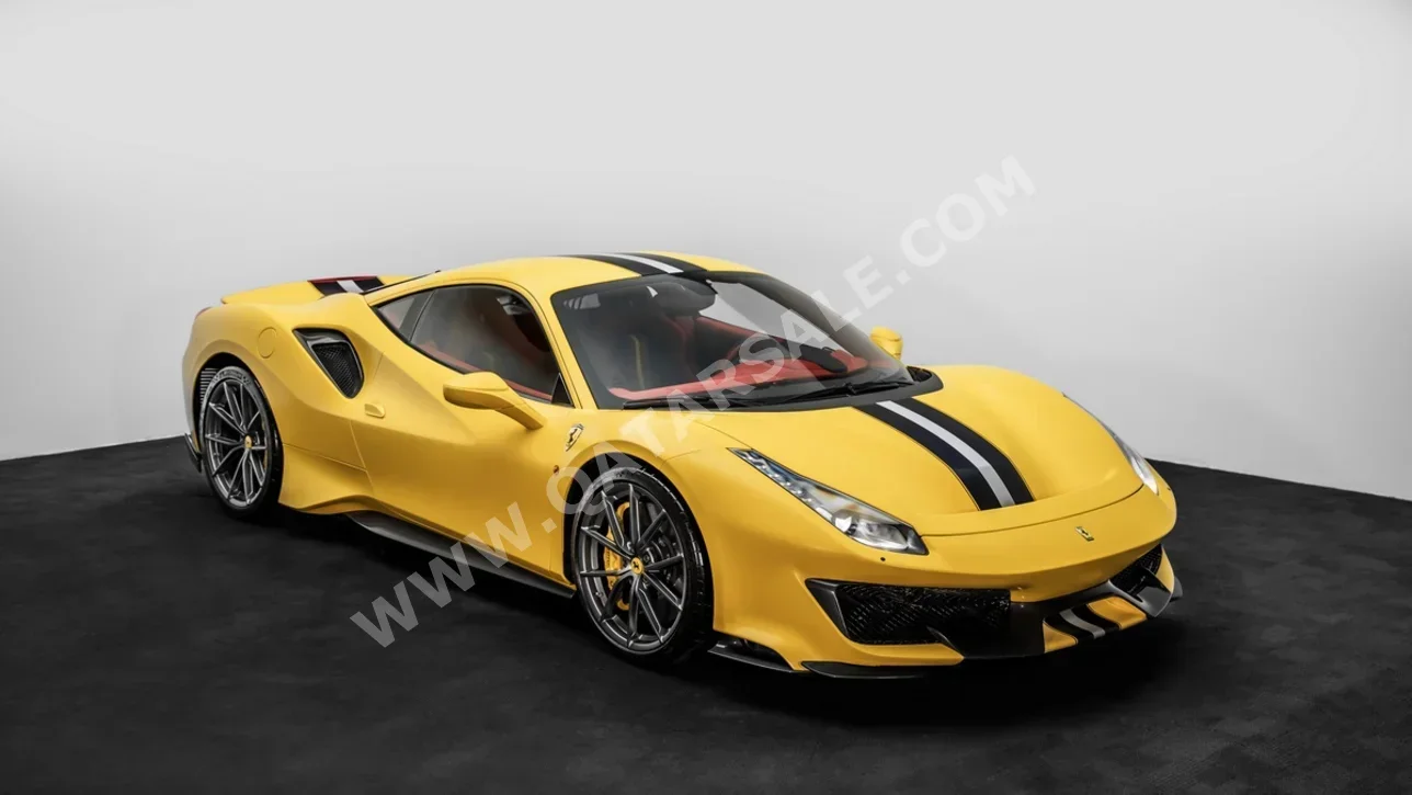 فيراري  488  بيستا  2019  اوتوماتيك  17,166 كم  8 سلندر  دفع خلفي  كوبيه \ سبورت  أصفر