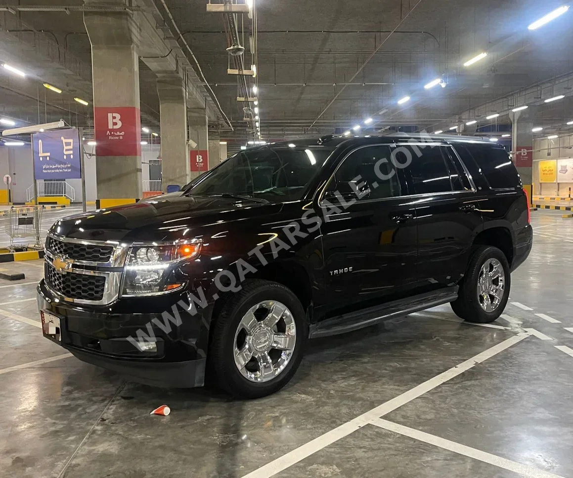  Chevrolet  Tahoe  LT  2018  Automatic  220,000 Km  8 Cylinder  Four Wheel Drive (4WD)  SUV  Black  With Warranty