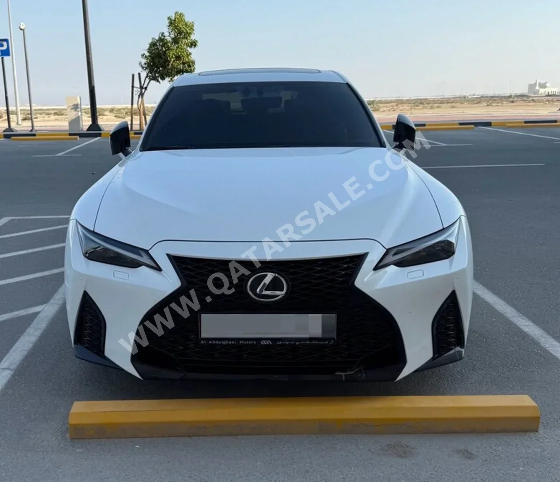 Lexus  IS  350 F Sport  2024  Automatic  25,000 Km  6 Cylinder  Rear Wheel Drive (RWD)  Sedan  White  With Warranty
