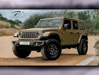 Jeep  Wrangler  Rubicon X  2025  Automatic  0 Km  4 Cylinder  Four Wheel Drive (4WD)  SUV  Green  With Warranty