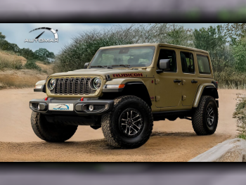 Jeep  Wrangler  Rubicon  2025  Automatic  0 Km  4 Cylinder  Four Wheel Drive (4WD)  SUV  Green  With Warranty