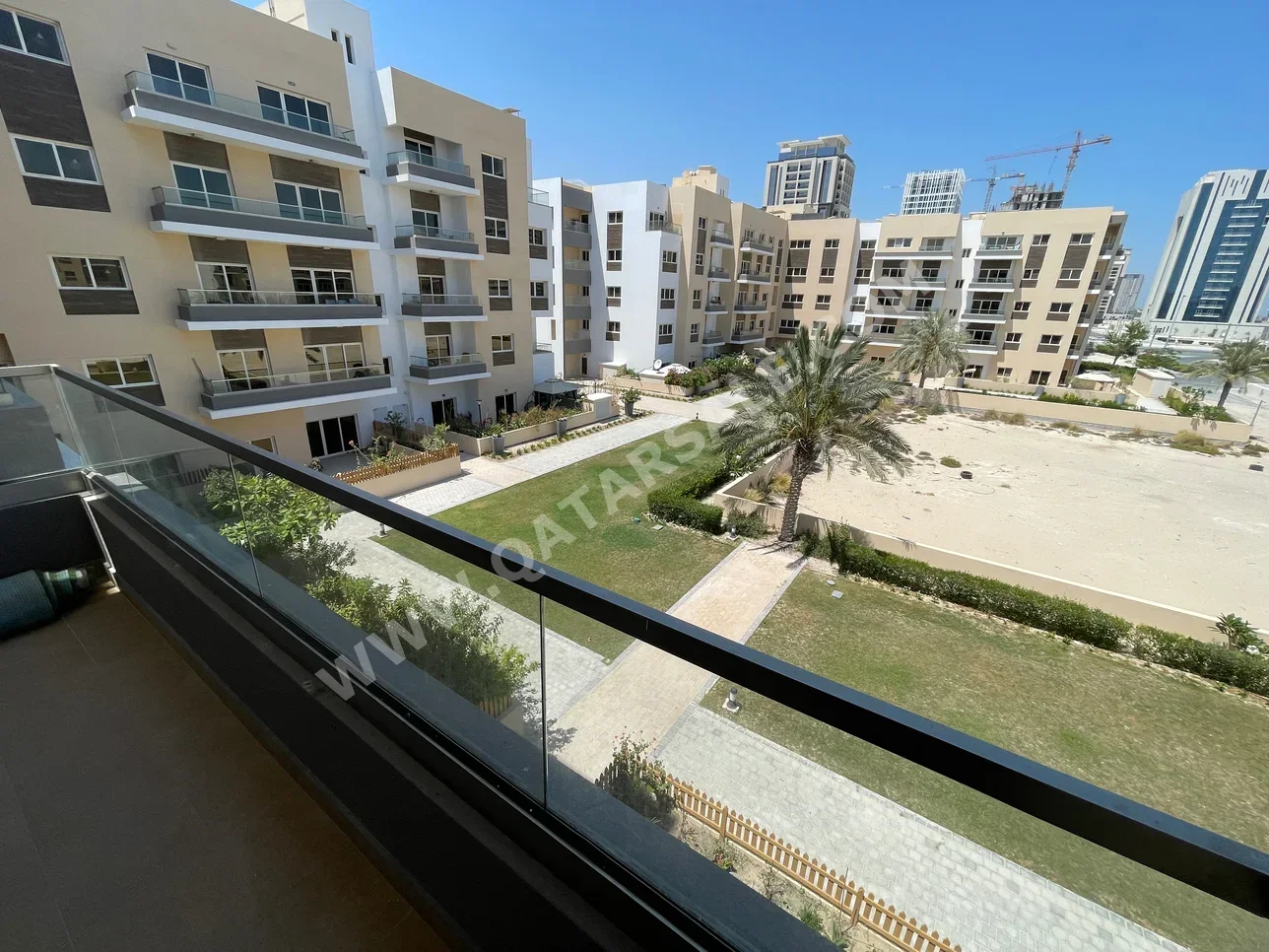 2 Bedrooms  Apartment  in Lusail -  Fox Hills  Semi Furnished