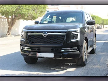 Nissan  Patrol  Platinum turbo  2025  Automatic  0 Km  6 Cylinder  Four Wheel Drive (4WD)  SUV  Black  With Warranty