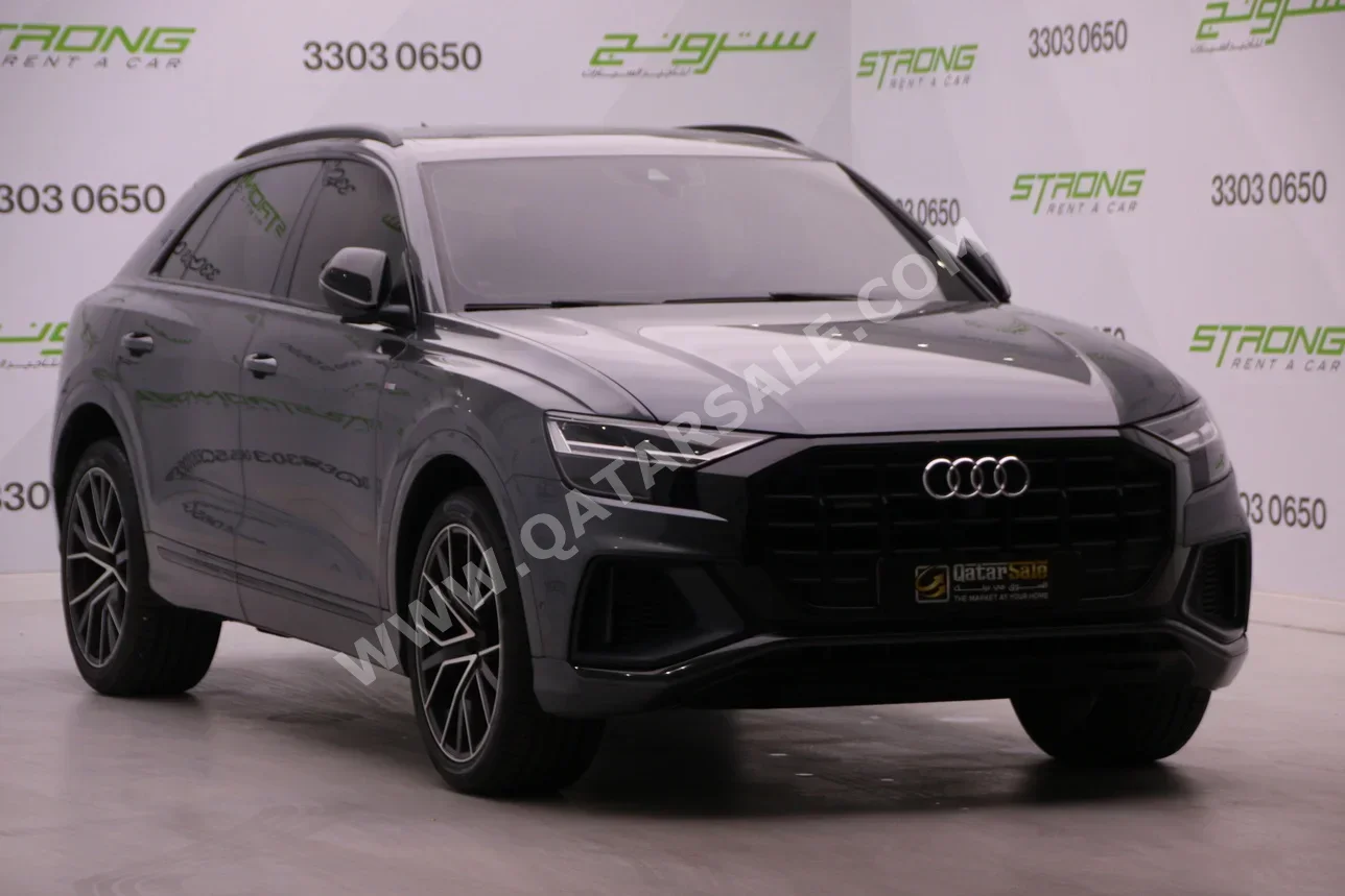 Audi  Q8  S-Line  2020  Automatic  158,000 Km  6 Cylinder  All Wheel Drive (AWD)  SUV  Gray
