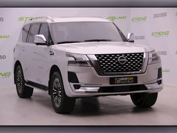  Nissan  Patrol  Platinum  2023  Automatic  33,000 Km  8 Cylinder  Four Wheel Drive (4WD)  SUV  Silver  With Warranty