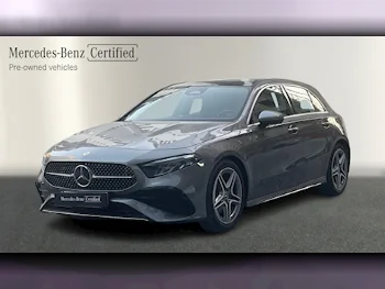 Mercedes-Benz  A-Class  200  2025  Automatic  6,500 Km  4 Cylinder  Front Wheel Drive (FWD)  Hatchback  Gray  With Warranty
