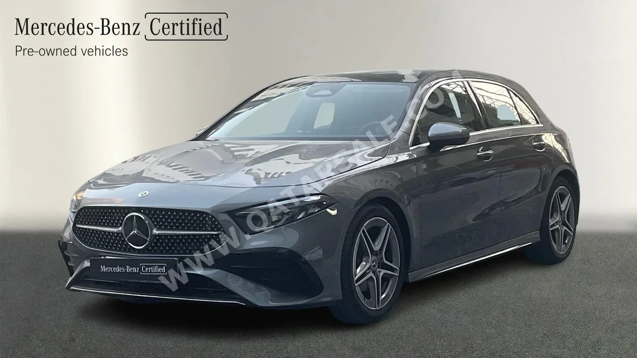 Mercedes-Benz  A-Class  200  2025  Automatic  6,500 Km  4 Cylinder  Front Wheel Drive (FWD)  Hatchback  Gray  With Warranty
