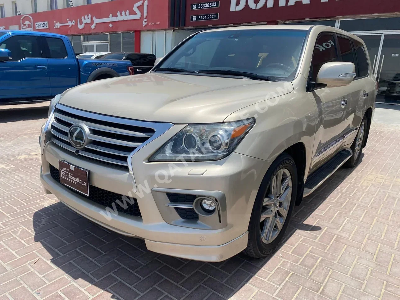 Lexus  LX  570  2012  Automatic  248,000 Km  8 Cylinder  Four Wheel Drive (4WD)  SUV  Gold