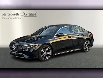 Mercedes-Benz  A-Class  200  2025  Automatic  8,500 Km  4 Cylinder  Front Wheel Drive (FWD)  Sedan  Black  With Warranty