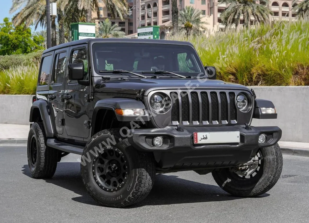 Jeep  Wrangler  Sport  2018  Automatic  89,000 Km  6 Cylinder  Four Wheel Drive (4WD)  SUV  Black