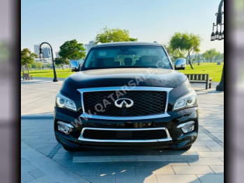 Infiniti  QX  80  2017  Automatic  81,000 Km  8 Cylinder  Four Wheel Drive (4WD)  SUV  Black