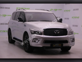Infiniti  QX  80  2016  Automatic  206,000 Km  8 Cylinder  Four Wheel Drive (4WD)  SUV  Silver