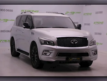 Infiniti  QX  80  2016  Automatic  206,000 Km  8 Cylinder  Four Wheel Drive (4WD)  SUV  Silver