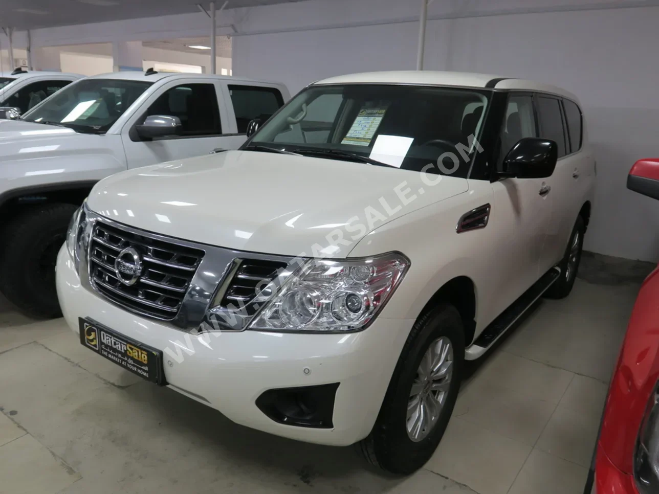 Nissan  Patrol  XE  2018  Automatic  106,000 Km  6 Cylinder  Four Wheel Drive (4WD)  SUV  White