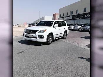 Lexus  LX  570  2014  Automatic  120,000 Km  8 Cylinder  Four Wheel Drive (4WD)  SUV  White
