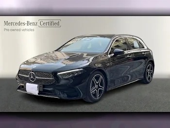 Mercedes-Benz  A-Class  200  2025  Automatic  4,500 Km  4 Cylinder  Front Wheel Drive (FWD)  Hatchback  Black  With Warranty