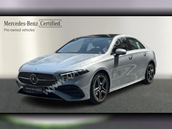 Mercedes-Benz  A-Class  200  2025  Automatic  9,500 Km  4 Cylinder  Front Wheel Drive (FWD)  Sedan  Silver  With Warranty