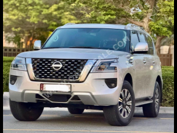 Nissan  Patrol  LE Turbo  2024  Automatic  7,300 Km  8 Cylinder  All Wheel Drive (AWD)  SUV  Silver  With Warranty