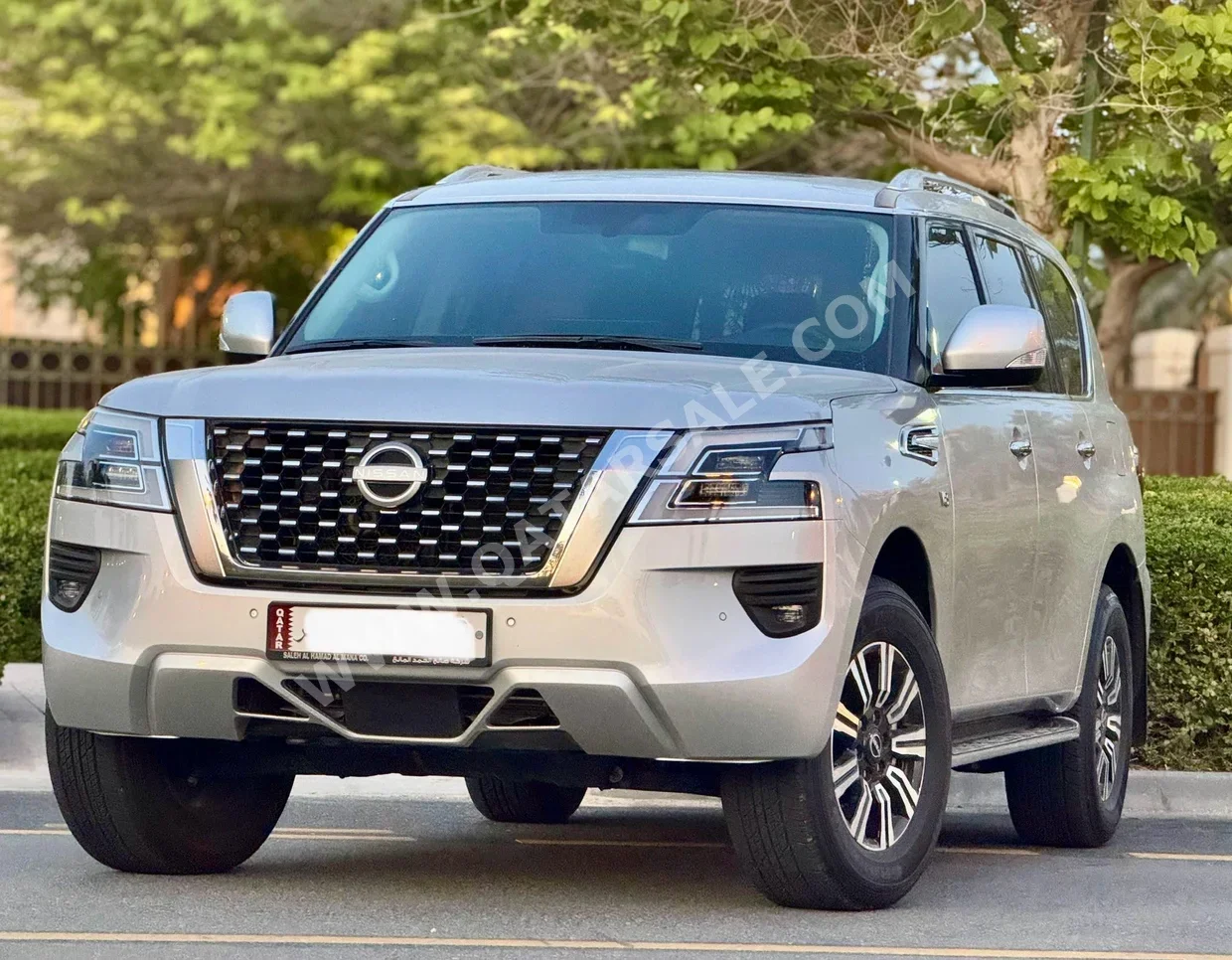 Nissan  Patrol  LE Turbo  2024  Automatic  7,300 Km  8 Cylinder  All Wheel Drive (AWD)  SUV  Silver  With Warranty