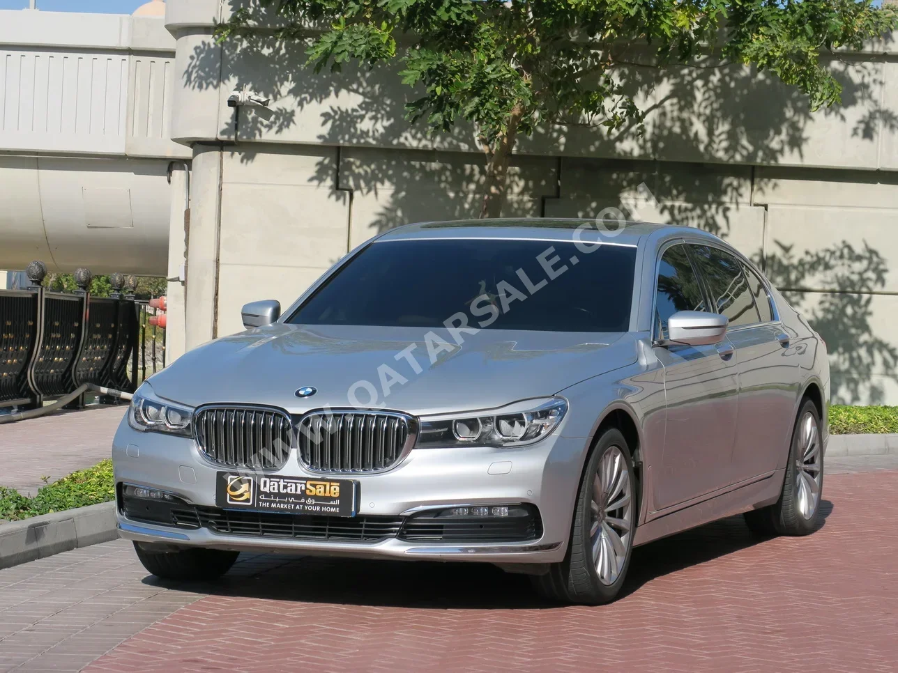 BMW  7-Series  730 Li  2018  Automatic  72,000 Km  4 Cylinder  Rear Wheel Drive (RWD)  Sedan  Silver