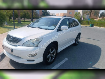 لكزس  ار اكس  330  2005  اوتوماتيك  158,000 كم  6 سلندر  دفع كلي مستمر  هاتشباك  أبيض