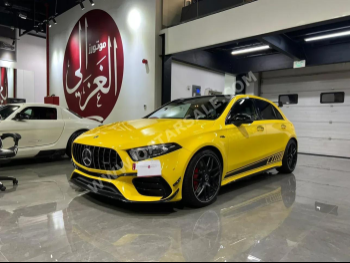 Mercedes-Benz  A-Class  45 S AMG  2020  Automatic  59,000 Km  4 Cylinder  All Wheel Drive (AWD)  Hatchback  Yellow