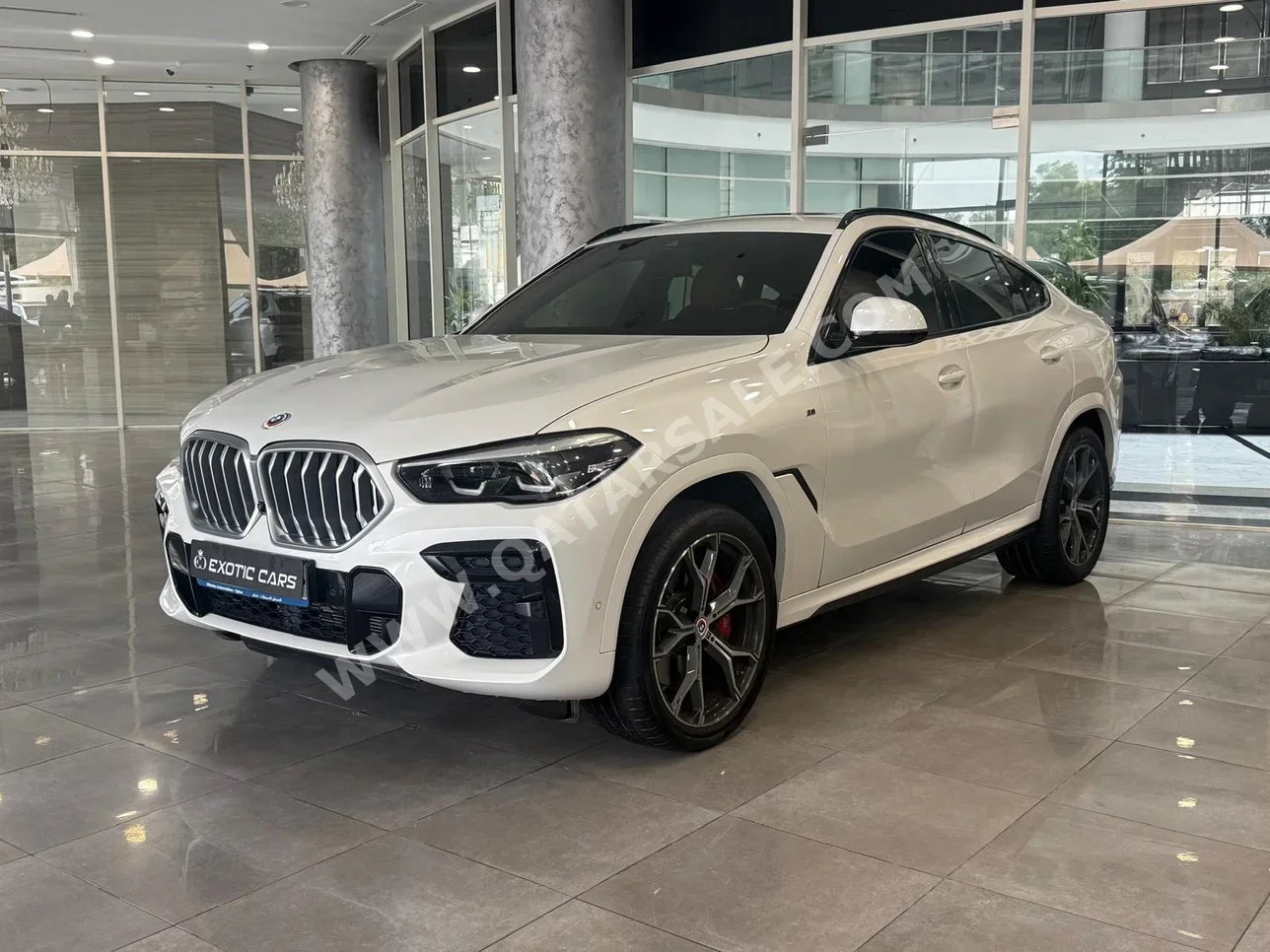 BMW  X-Series  X6 40i  2023  Automatic  37,000 Km  6 Cylinder  Four Wheel Drive (4WD)  SUV  White  With Warranty