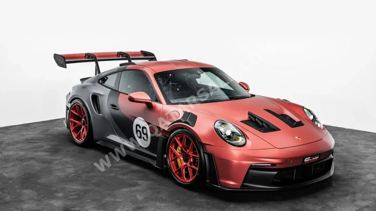 Porsche  911  GT3 RS  2025  Automatic  60 Km  6 Cylinder  Rear Wheel Drive (RWD)  Coupe / Sport  Red and Gray