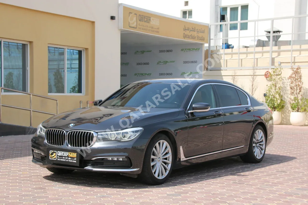 BMW  7-Series  730 Li  2018  Automatic  130,000 Km  4 Cylinder  Rear Wheel Drive (RWD)  Sedan  Gray  With Warranty