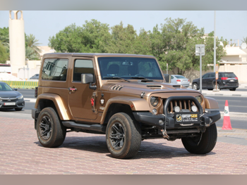 Jeep Wrangler Sahara 2015 Automatic 183,000 Km 6 Cylinder Four Wheel Drive (4WD) SUV Brown