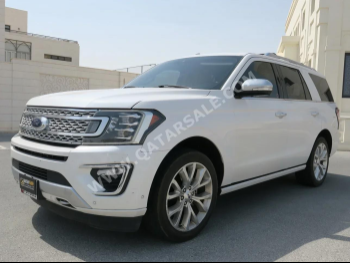 Ford  Expedition  Platinum  2018  Automatic  235,000 Km  6 Cylinder  Four Wheel Drive (4WD)  SUV  Pearl