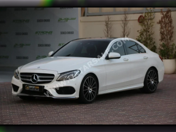 Mercedes-Benz  C-Class  250  2015  Automatic  106,000 Km  4 Cylinder  Rear Wheel Drive (RWD)  Sedan  White