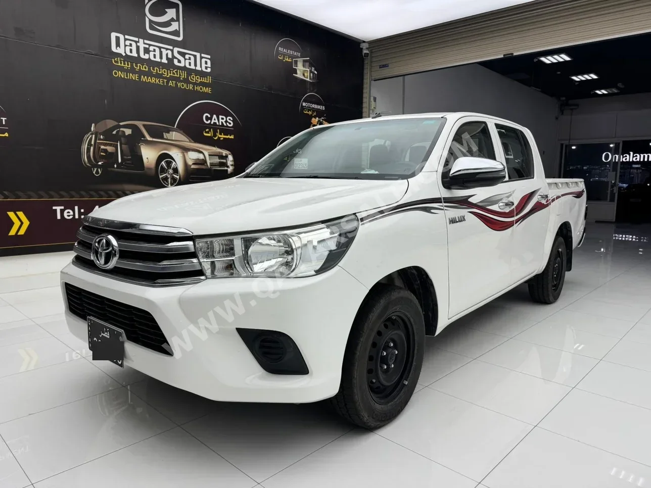 Toyota  Hilux  2020  Manual  130,000 Km  4 Cylinder  Rear Wheel Drive (RWD)  Pick Up  White